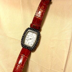 Vintage  Brown Leather Women's Watch